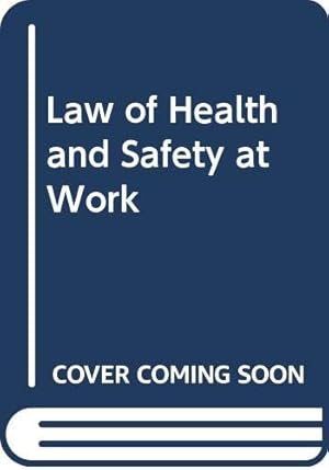 Image du vendeur pour Law of Health and Safety at Work mis en vente par WeBuyBooks