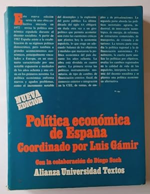 Seller image for Poltica econmica de Espaa for sale by La Leona LibreRa