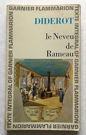 Seller image for Le Neveu de Rameau. for sale by Monkey House Books