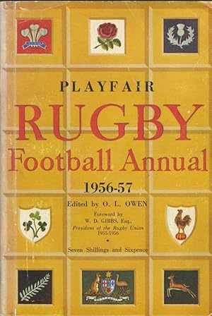 Image du vendeur pour PLAYFAIR RUGBY FOOTBALL ANNUAL 1956-57 mis en vente par Sportspages