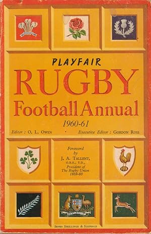 Image du vendeur pour PLAYFAIR RUGBY FOOTBALL ANNUAL 1960-61 mis en vente par Sportspages