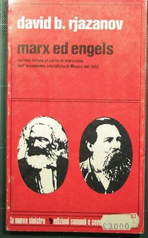 Bild des Verkäufers für Marx ed Engels zum Verkauf von Antica Libreria Srl