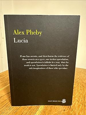 Seller image for Lucia >>>> A SUPERB SIGNED & INSCRIBED UK FIRST EDITION & FIRST PRINTING PAPERBACK ORIGINAL <<<< for sale by Zeitgeist Books
