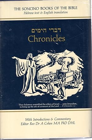 Seller image for Chronicles with Hebrew Text and English Translation (The Soncino Books of the Bible: for sale by Dorley House Books, Inc.