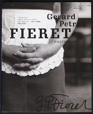 Bild des Verkufers fr Gerard Petrus Fieret: Photographs zum Verkauf von Design Books