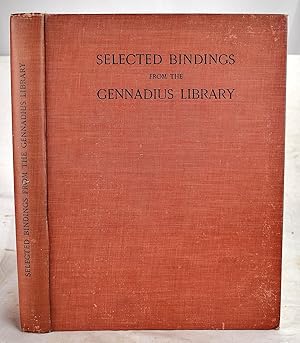 Selected Bindings from the Gennadius Library; Thirty-Eight Plates in Colour with Introduction and...