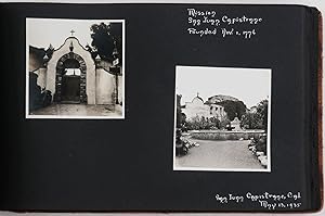 Album with 63 Original Gelatin Silver Photographs of California Franciscan Missions, Titled: Cali...