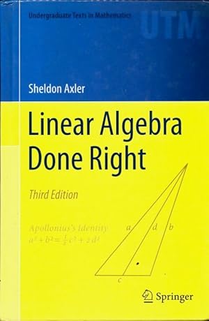 Immagine del venditore per Linear algebra done right - Sheldon Axler venduto da Book Hmisphres