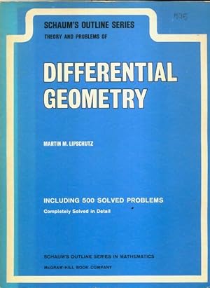 Image du vendeur pour Differential geometry - Martin M Lipschutz mis en vente par Book Hmisphres