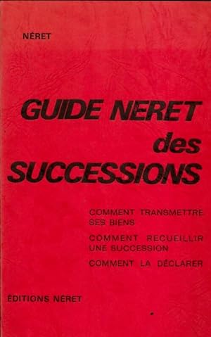 Guide n?ret des successions 1977 - Collectif