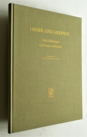 Seller image for Lieder und Gesnge. Nach Dichtungen von Friedrich Hlderlin. Schriften der Hlderlin-Gesellschasft Band 5 for sale by Antiquariat-Sandbuckel