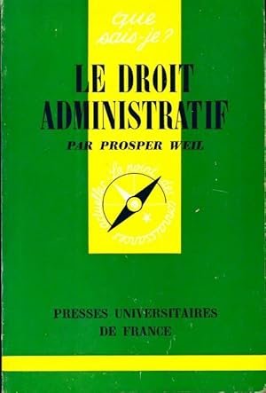 Le droit administratif - Prosper Weil