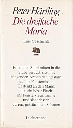Seller image for Die dreifache Maria : e. Geschichte. 3472865466 for sale by Die Buchgeister