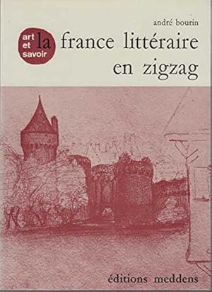 Bild des Verkufers fr La France littraire en zigzag. Art et savoir. zum Verkauf von Ammareal