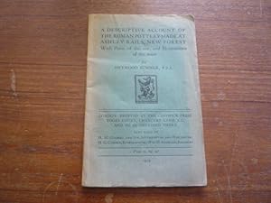 Seller image for A Descriptive Account of The Roman Pottery Made at Ashley Rails, New Forest With Plans of the Site, and Illustrations of the Ware for sale by Peter Rhodes