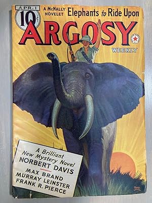 Seller image for Argosy Weekly April 1st, 1939 // The Photos in this listing are of the magazine that is offered for sale for sale by biblioboy