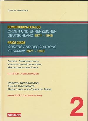 Seller image for Bewertungs-Katalog Bewertungskatalog Orden und Ehrenzeichen Deutschland 1871-1945 - Bd. 2 for sale by Buchhandlung Lutz Heimhalt