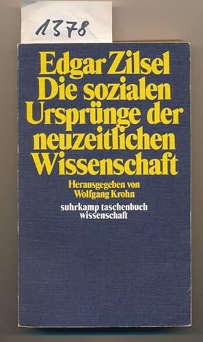 Seller image for Die sozialen Ursprnge der neuzeitlichen Wissenschaft - STW 152 for sale by Buchhandlung Lutz Heimhalt