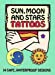 Seller image for Sun, Moon and Stars Tattoos: 14 Safe, Waterproof Designs (Dover Tattoos) [Soft Cover ] for sale by booksXpress