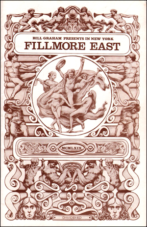 Bild des Verkufers fr Bill Graham Presents in New York : Fillmore East, Vol. 1, No. 13 ( February 11 - 12, 1969 ) (MCMLXIX) zum Verkauf von Specific Object / David Platzker