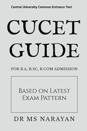 Seller image for Cucet Guide: For B.A, B.Sc, B.com Admission [Soft Cover ] for sale by booksXpress