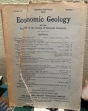 Imagen del vendedor de Economic Geology and the Bulletin of the Society of Economic Geologists Volume 47 NUMBER 1 - 7, January - November 1952 a la venta por Crossroads Books