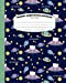 Image du vendeur pour Primary Composition Notebook Story Paper: Picture Space And Dashed Midline | Grades K-2 School Exercise Book | 120 Story Pages | Cat-stronaut - Green (Cats In Outer Space Journal Series) [Soft Cover ] mis en vente par booksXpress