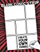 Seller image for Blank Comic Strip: 8.5" by 11" (Large Print) - Over 100 Stagged 7 Panal - Gift For Kids Drawing Your Own Comic Journal Notebook - Vol.7: Blank Comic Strip [Soft Cover ] for sale by booksXpress