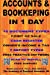 Seller image for Accounts and Bookkeeping in 1 Day: Free Support Online [Soft Cover ] for sale by booksXpress