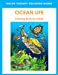 Seller image for Adult Coloring Book of Ocean Life: Beautiful Stress Relieving Ocean Life Illustrations for Adults including, Dolphins, Whales, Seahorses, Sea Turtles, Lionfish, Coral Reefs and Sharks. [Soft Cover ] for sale by booksXpress