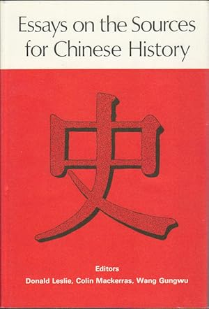 Bild des Verkufers fr Essays on the Sources for Chinese History. zum Verkauf von Asia Bookroom ANZAAB/ILAB