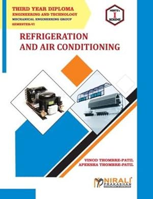 Seller image for REFRIGERATION AND AIR CONDITIONING Course Code 22660 by Thombre-Patil, Vinod [Paperback ] for sale by booksXpress