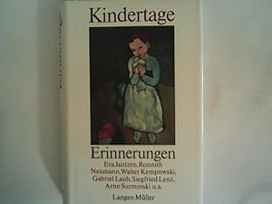 Imagen del vendedor de Kindertage: Erinnerungen a la venta por ANTIQUARIAT FRDEBUCH Inh.Michael Simon