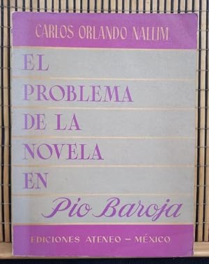 El problema de la novela en Pio Baroja