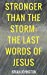 Bild des Verkufers fr Stronger Than the Storm - The Last Words of Jesus [Soft Cover ] zum Verkauf von booksXpress