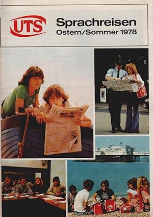 Imagen del vendedor de UTS Sprachreisen; Ostern/ Sommer 1978 (Reiseprospekt) a la venta por Schrmann und Kiewning GbR