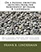 Bild des Verkufers fr On a passing frontier; sketches from the Northwest. by Frank B. Linderman [Soft Cover ] zum Verkauf von booksXpress