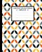 Seller image for Unruled Composition Notebook.: Unruled Composition Notebook 8" x 10". 120 Pages. Orange Geometric Retro Seamless Pattern. erfect for Any Type of Note-Taking [Soft Cover ] for sale by booksXpress