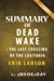 Imagen del vendedor de Summary of Dead Wake: : The Last Crossing of the Lusitania by Erik Larson | Summary & Analysis [Soft Cover ] a la venta por booksXpress