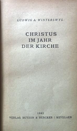 Seller image for Christus im Jahr der Kirche. for sale by books4less (Versandantiquariat Petra Gros GmbH & Co. KG)