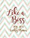 Seller image for Like A Boss: 2018-2019 Weekly Planner: Marble and Gold Chevron Design is Chic and Trendy for the Modern and Busy [Soft Cover ] for sale by booksXpress