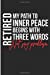 Immagine del venditore per Retired My Path To Inner Peace Begins WithThree Words Not My Problem: Funny Retirement Party 2019 Blank Lined Note Book [Soft Cover ] venduto da booksXpress