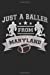 Image du vendeur pour Just a Baller from Maryland Football Player Journal [Soft Cover ] mis en vente par booksXpress