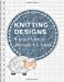 Seller image for Knitting Designs: Blank Knitter's Journal, Graph Paper Notebook, 4:5 Ratio [Soft Cover ] for sale by booksXpress