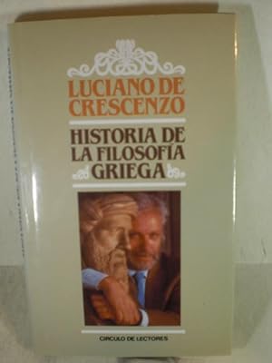 Imagen del vendedor de HISTORIA DE LA FILOSOFIA GRIEGA a la venta por VALINLIBROS