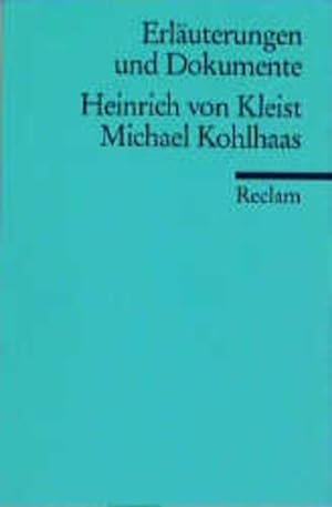 Seller image for Heinrich von Kleist 'Michael Kohlhaas' for sale by Versandantiquariat Felix Mcke