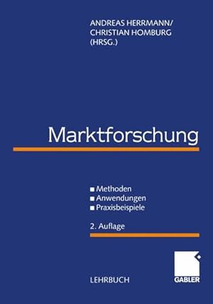 Seller image for Marktforschung: Methoden - Anwendungen - Praxisbeispiele for sale by Versandantiquariat Felix Mcke