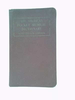 Bild des Verkufers fr American Pocket Medical Dictionary zum Verkauf von World of Rare Books