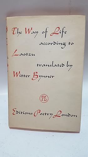 Imagen del vendedor de THE WAY OF LIFE ACCORDING TO LAOTZU. a la venta por Cambridge Rare Books