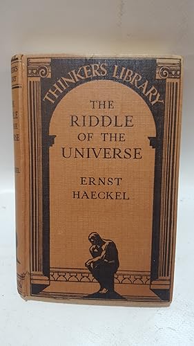 Imagen del vendedor de The Riddle of the Universe a la venta por Cambridge Rare Books